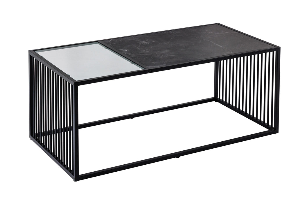 Couchtisch Design 100cm Marmor Optik
