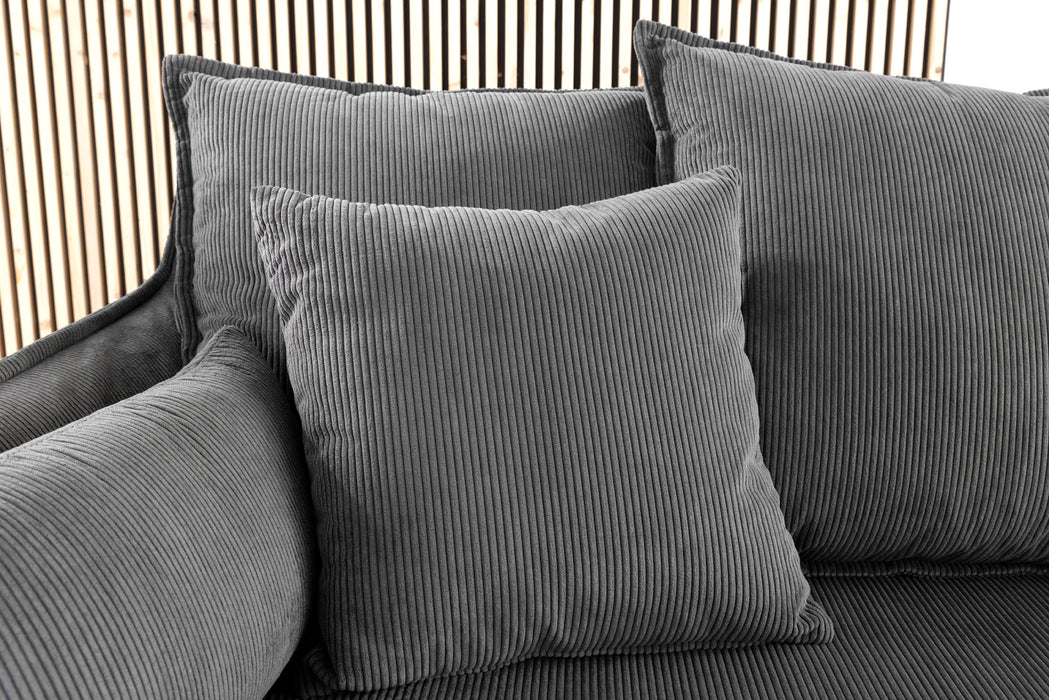 Sofa Clouds 200cm Grau Cord