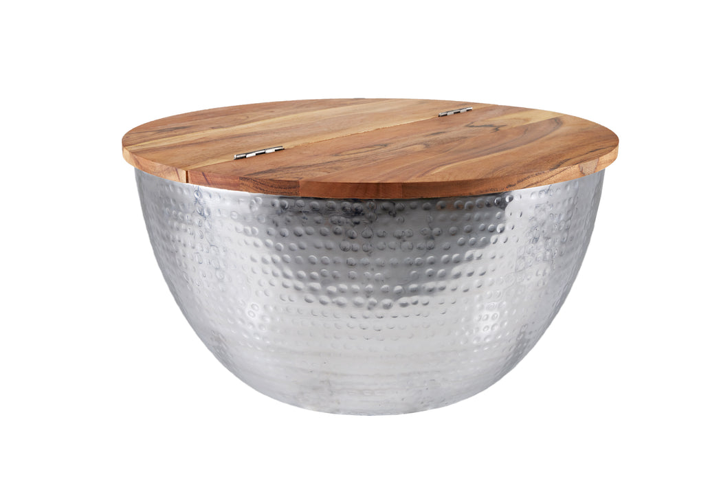 Couchtisch Eastward Vault 60cm Akazie silber