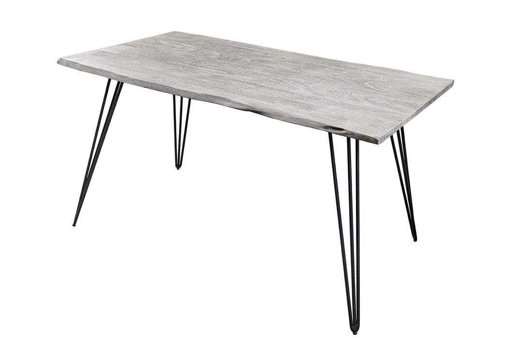 Esstisch Val Ferret 140cm Akazie Grau