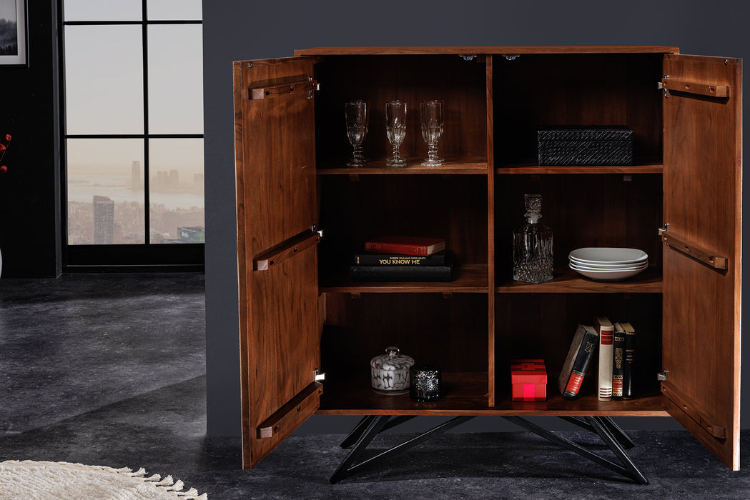 Highboard Autumn 120cm Naturstein weiss