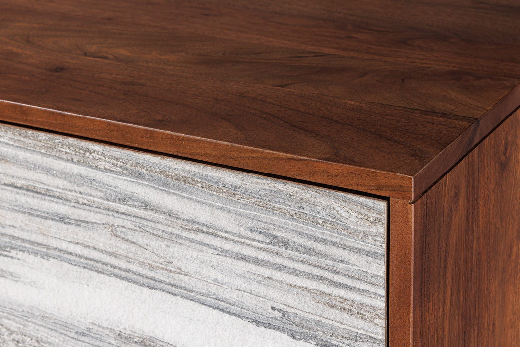 Highboard Autumn 120cm Naturstein weiss