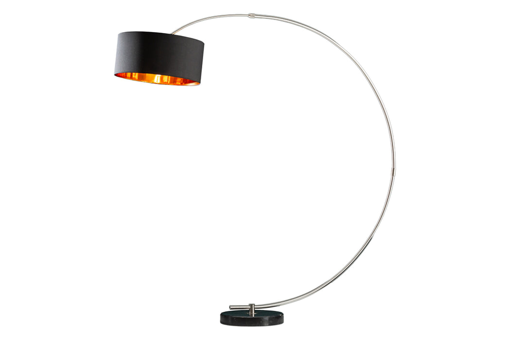 Stehleuchte Sunset schwarz gold m. Dimmer