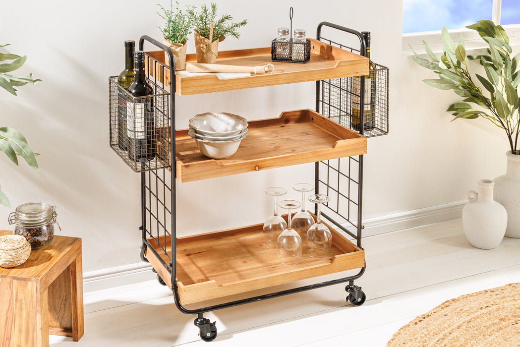 Servierwagen Pirat 80cm natur