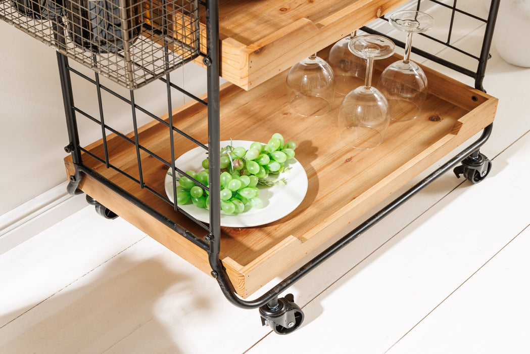 Servierwagen Pirat 80cm natur
