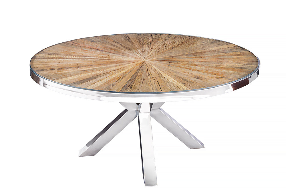 Esstisch Barcelona 120cm Teakholz Rund