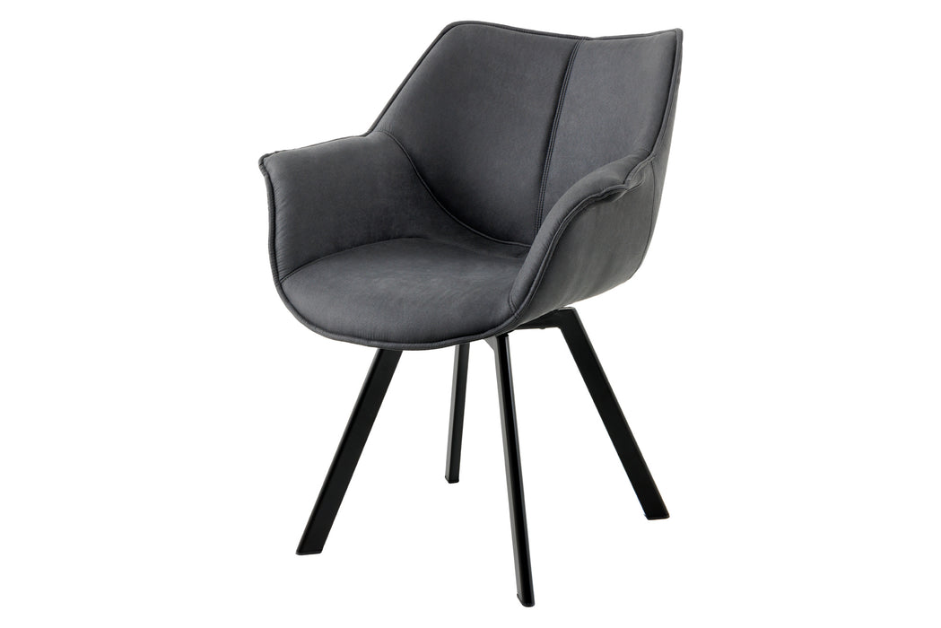 Stuhl The Nordic Retro antik grau drehbar