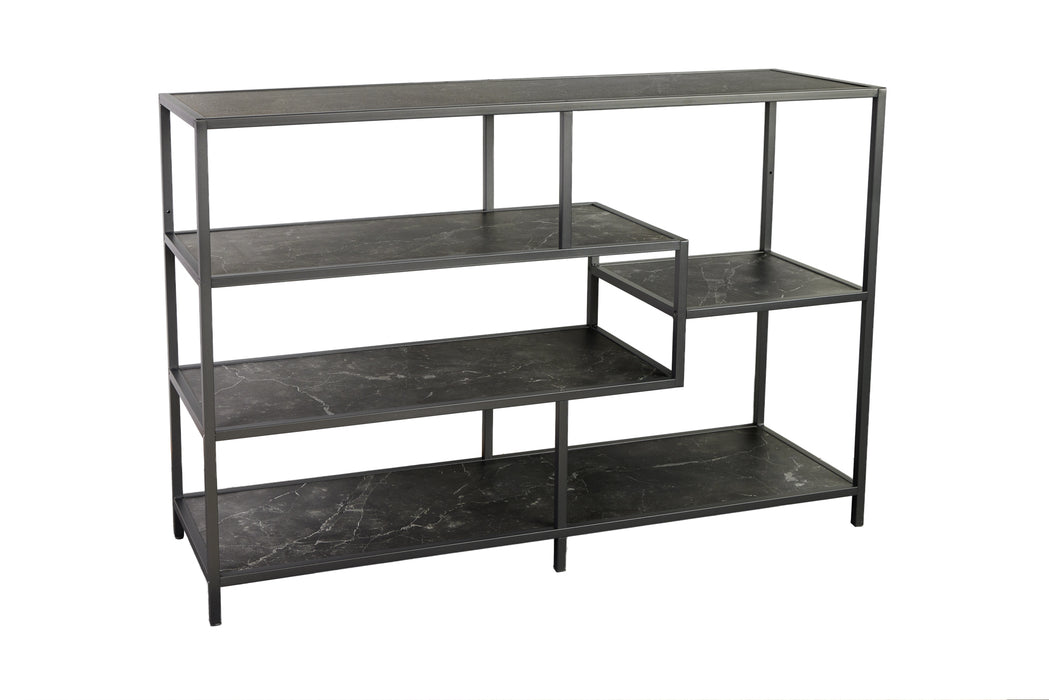 Regal Sleek Line 115x80cm Marmor anthrazit