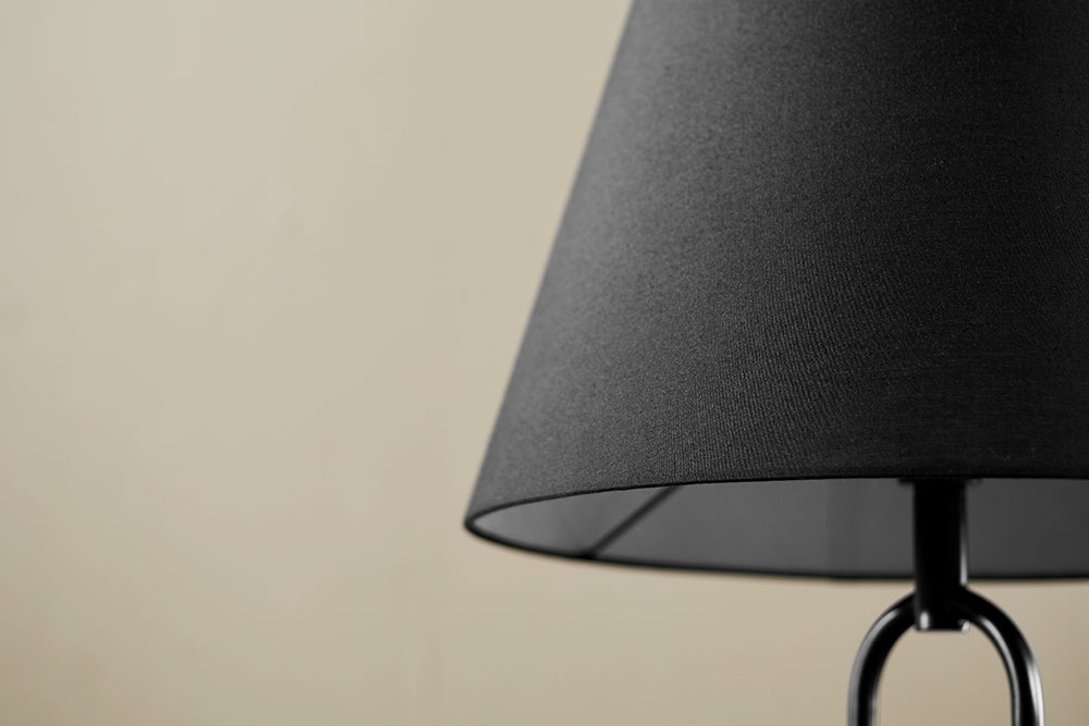 Stehleuchte Nightly 175cm Beistelltisch schwarz