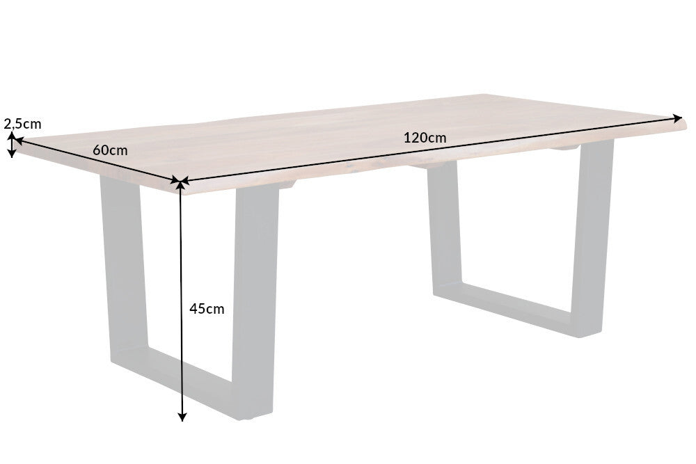 Couchtisch Engelberg 120cm Akazie 25mm