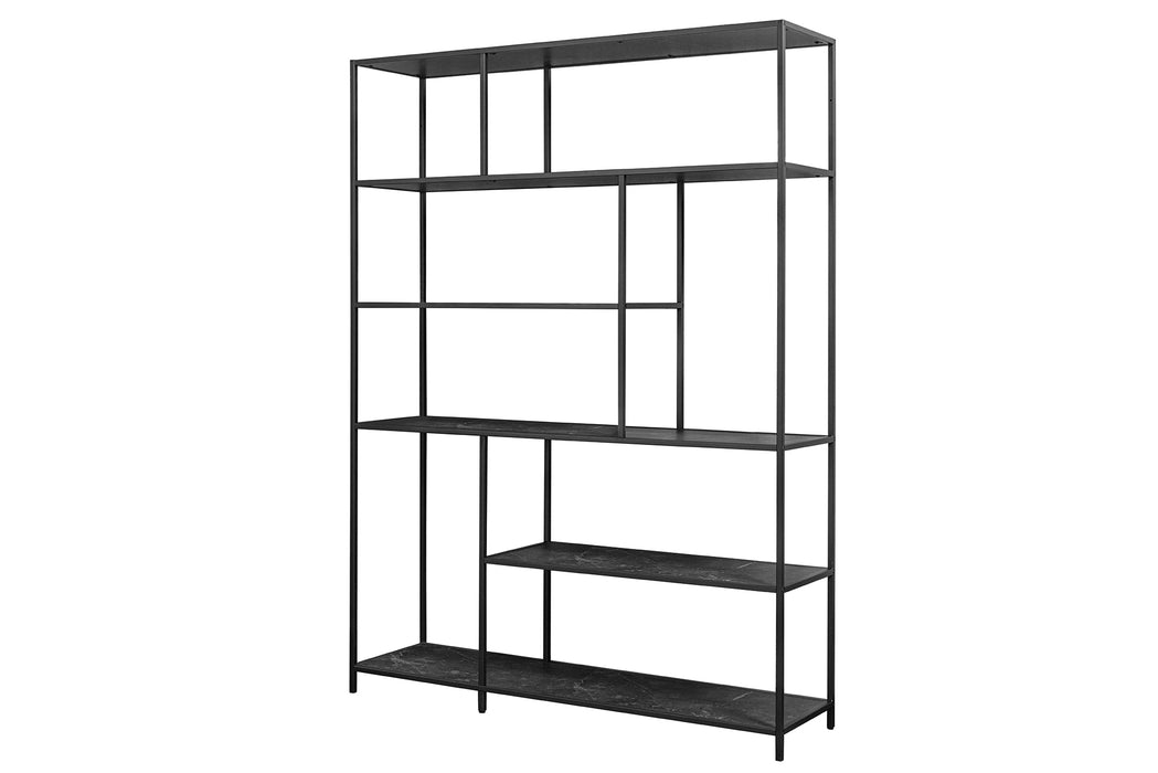 Regal Sleek Line 185x135cm Marmor schwarz