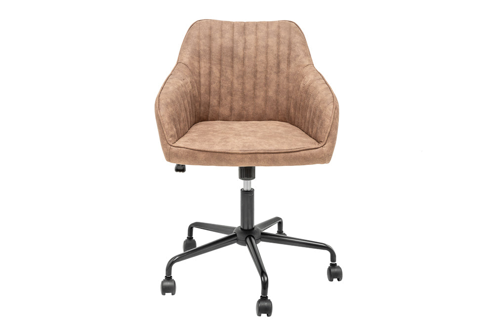 Bürostuhl Milan Armlehne taupe vintage