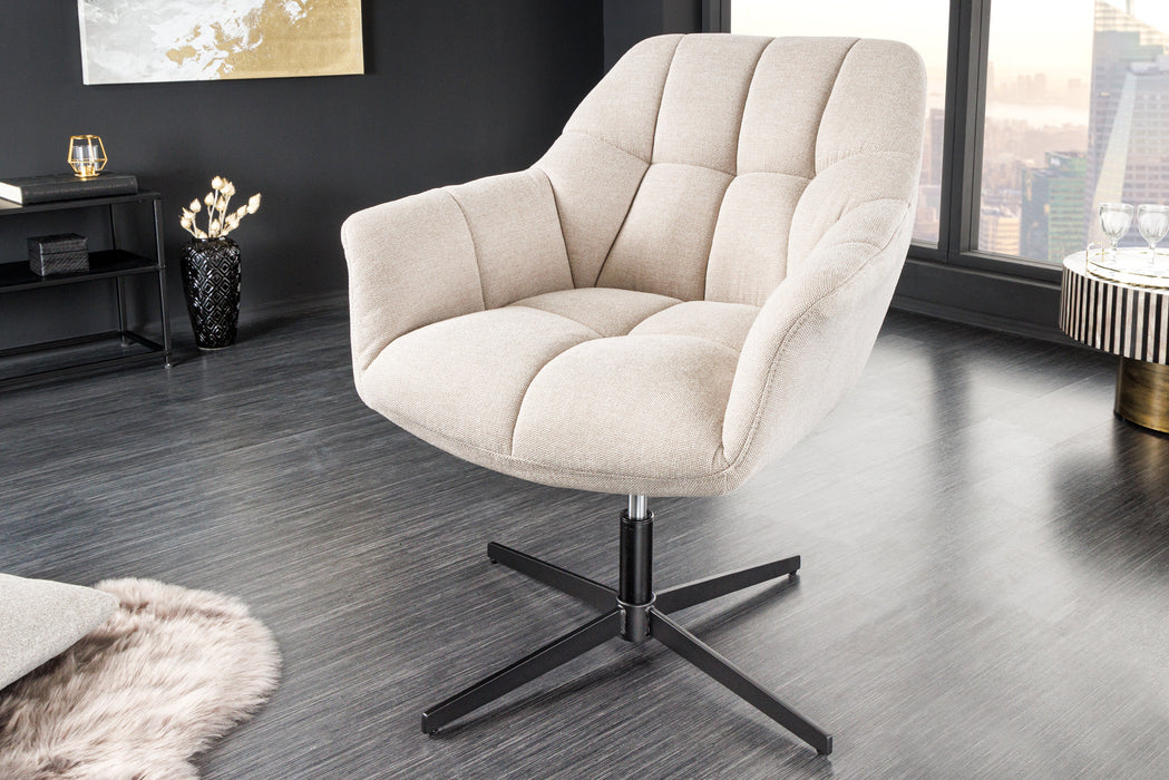 Sessel Monarch 80-90cm champagner beige
