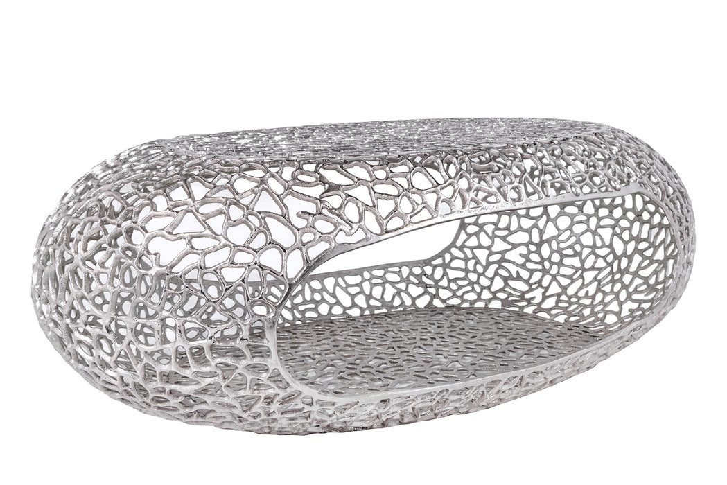 Couchtisch Natural 120cm silber
