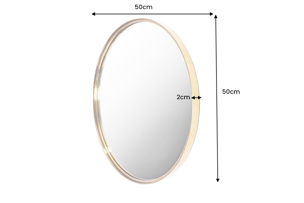 Spiegel Profile 50cm Gold