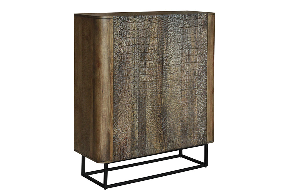 Highboard Aligator 120cm Mango braun