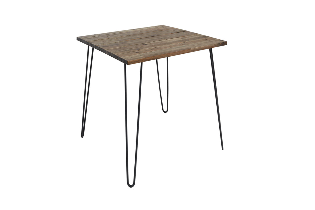 Esstisch Val Ferret 80cm braun Akazie
