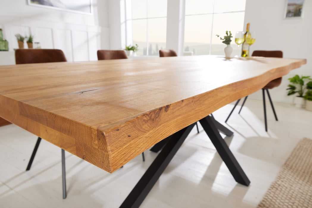 Esstisch Cosmos Star 240cm Eiche 50mm Natur