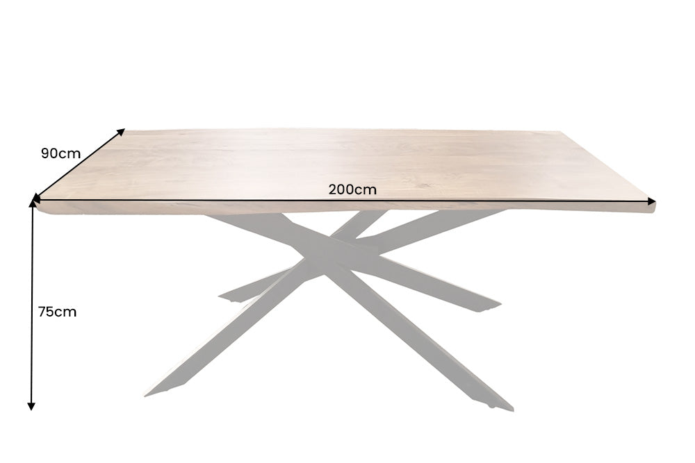Esstisch Engelberg 200cm Akazie 35mm Honey