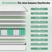 90x200 cm Matratze mit 7-Zonen-Taschenfederkern, 28 cm Hoehe, H3 Liegehaerte, inkl. Spannbettlaken, Premium-Qualitaet (6)
