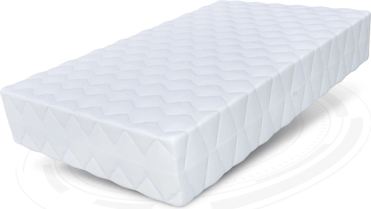 Orthopaedische 180x200 cm Matratze mit 7-Zonen Taschenfederkern, H2/H3 Haertegrad, ca. 23 cm hoch, atmungsaktiv, waschbarer Bezug, geeignet fuer Allergiker, MEDIC (7)
