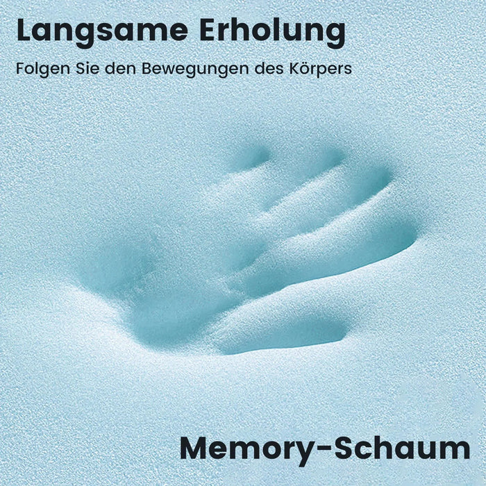 Ergonomische 7-Zonen-Kaltschaummatratze mit Memory-Schaum, 21 cm Hoehe, H3/H4 Liegehaerte (2)