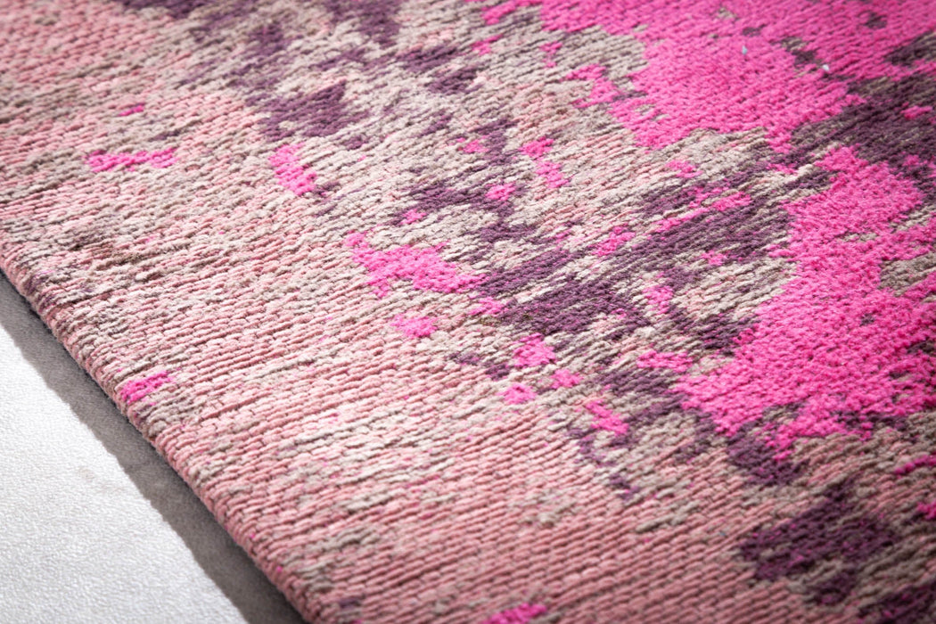 Teppich Contemporary Art 240x160cm Beige Rosa