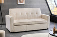 Schlafsofa Venedig 180cm 2-Sitzer Cord beige - Bild 2