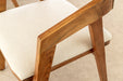 Stuhl Engelberg Akazie Holz natur Detail