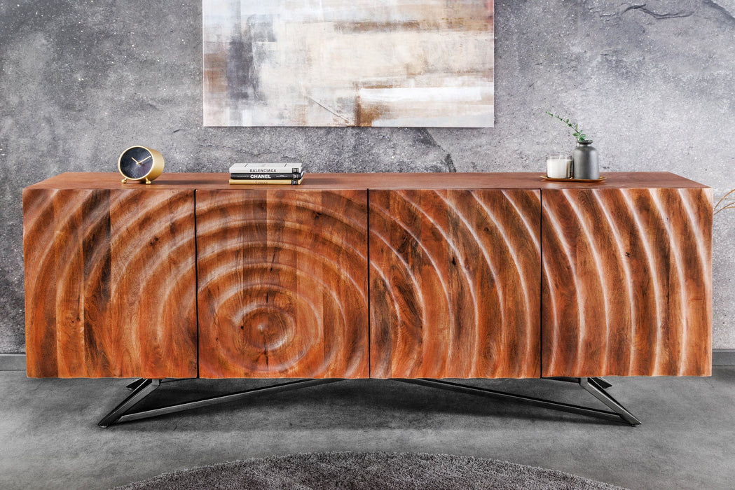 Sideboard Val Bregaglia 177cm Mango braun