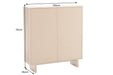 Highboard Abstry 130cm 3D natur mit Keramikplatte aus Travertinmarmor - Bild 10