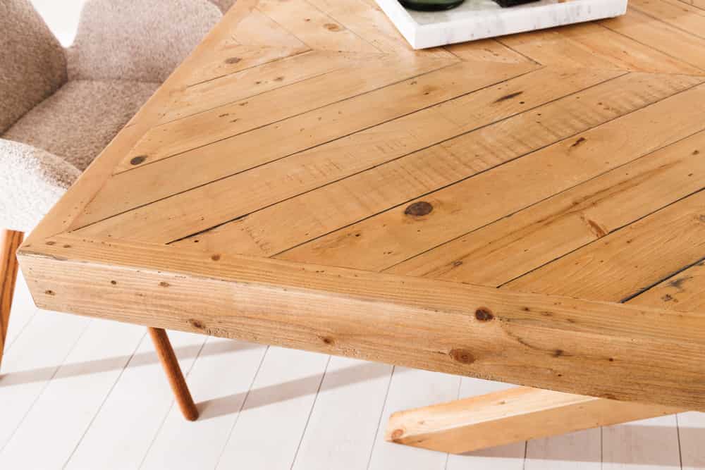 Esstisch Patchwork Pinie 80mm Natur