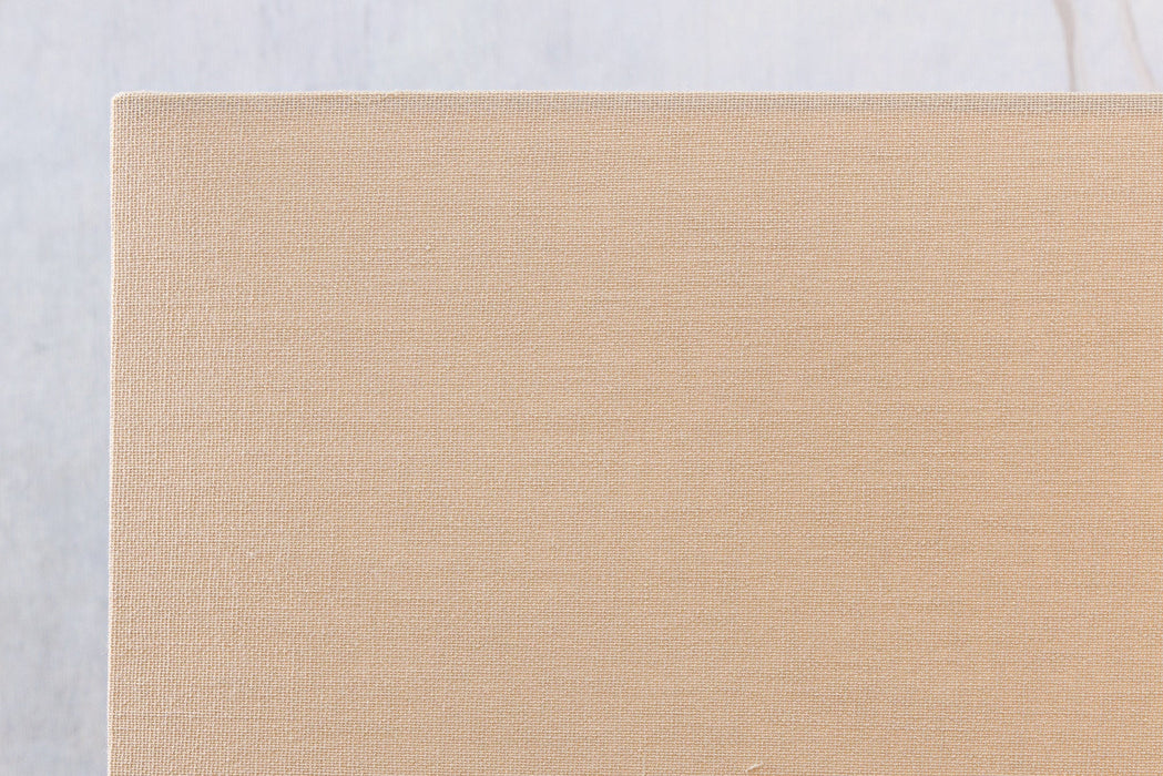 Tischleuchte  Euphorie 80cm Lampenschirm beige Longanholz natur