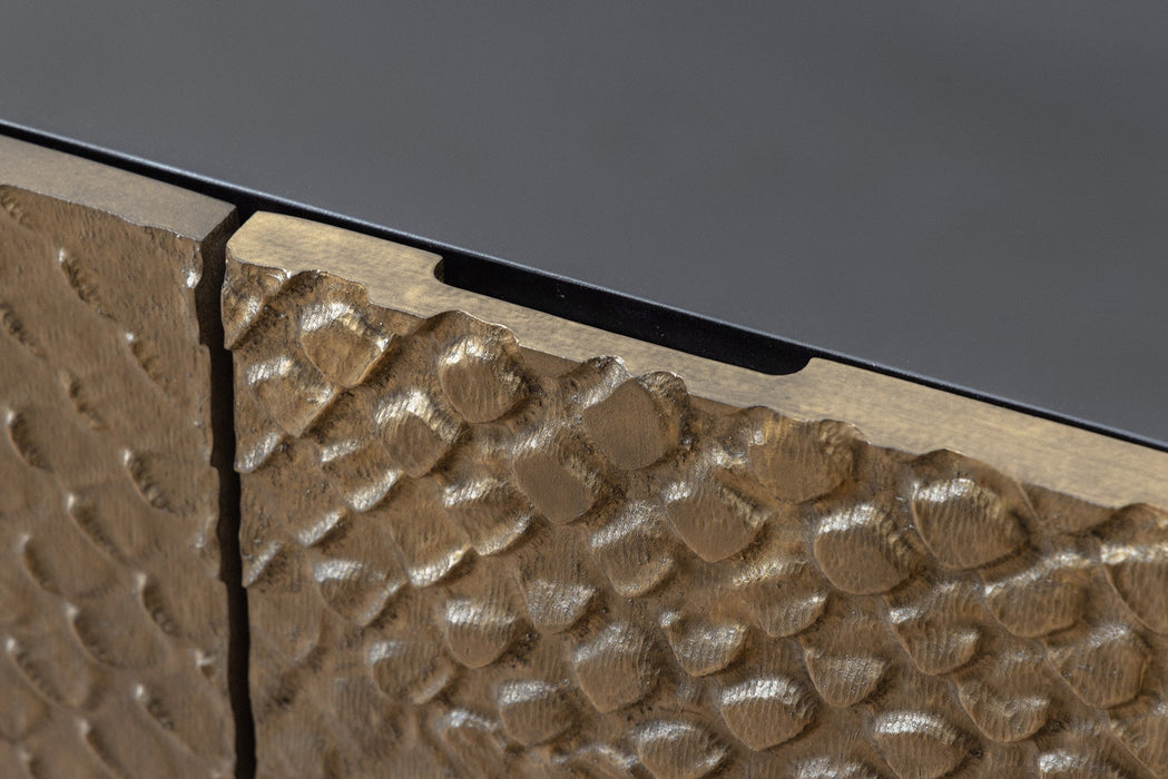 Sideboard Viper 160cm schwarzbraun Mangoholz