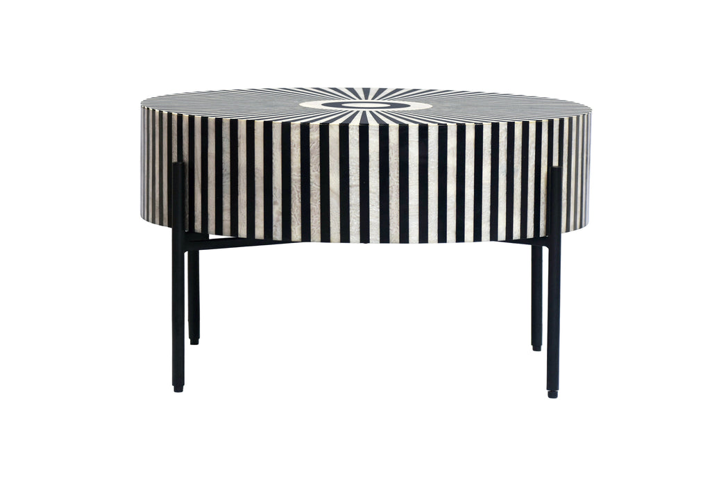 Elfenbein Detail Couchtisch HAMONY Bio 65cm - Bild 4