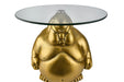 Couchtisch SUMO 55cm rund Glas gold - Bild 6