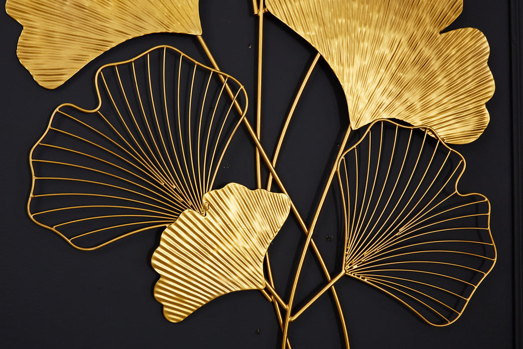 Wanddekoration Coral 110cm gold