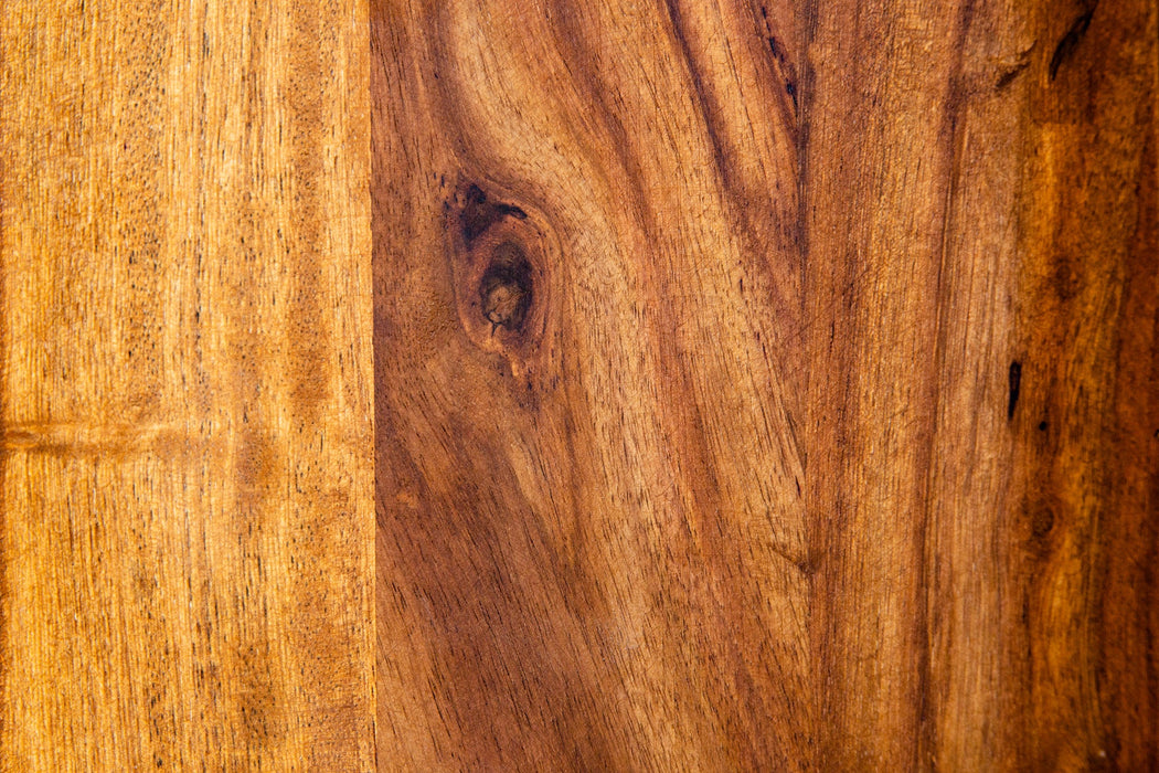 Wandregal Fitzgerald Sheesham Holzstruktur Detail