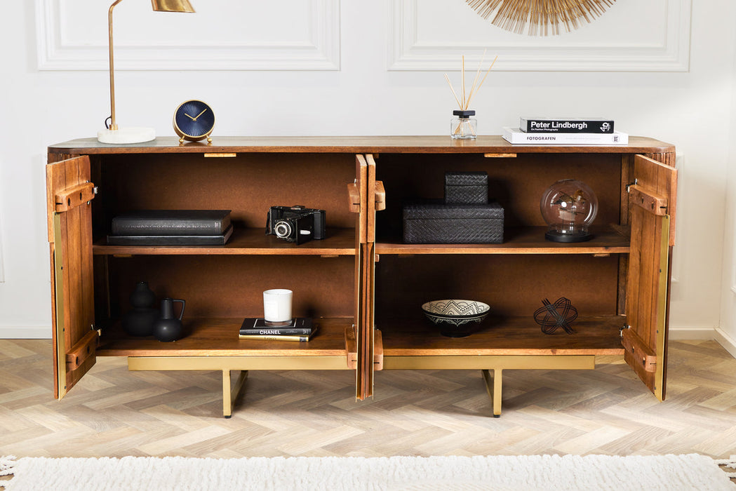Sideboard Säntis 160cm Mango gold
