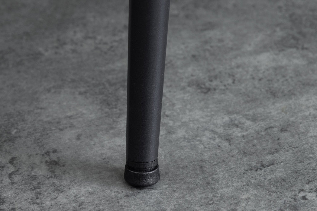 Esstisch Suite 120cm grau Rockoptik mit schwarzem Metallgestell - Bild 7