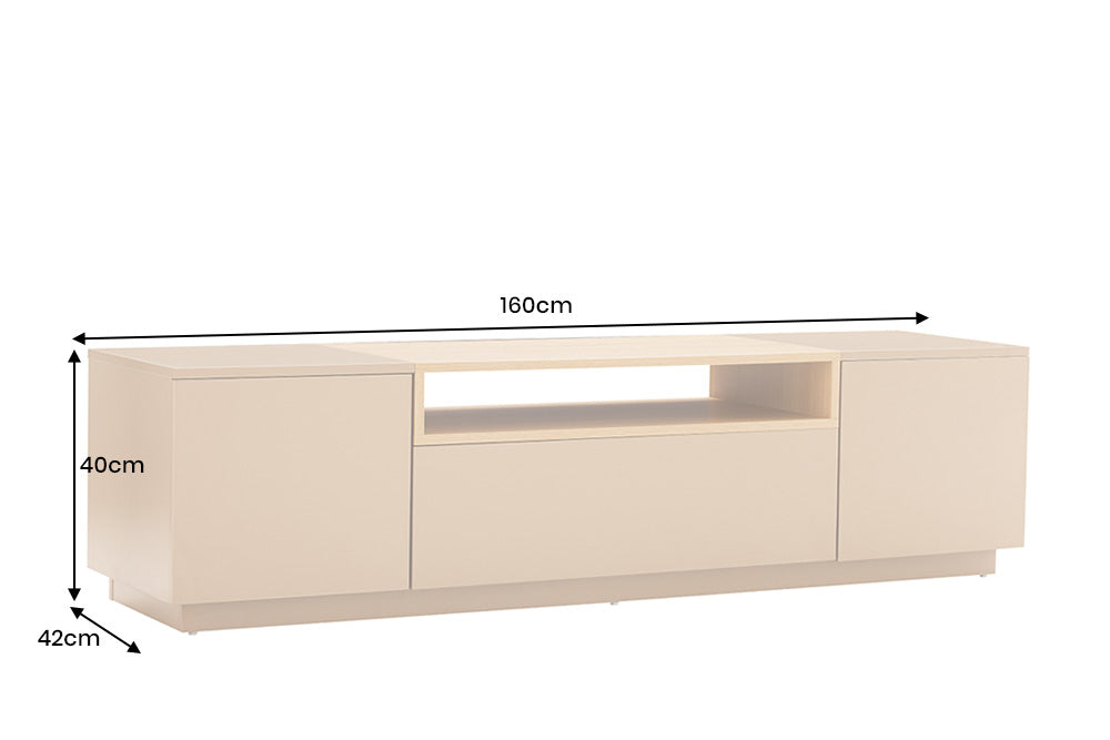 TV-Brett Penthouse 160cm naturgrau - Bild 8