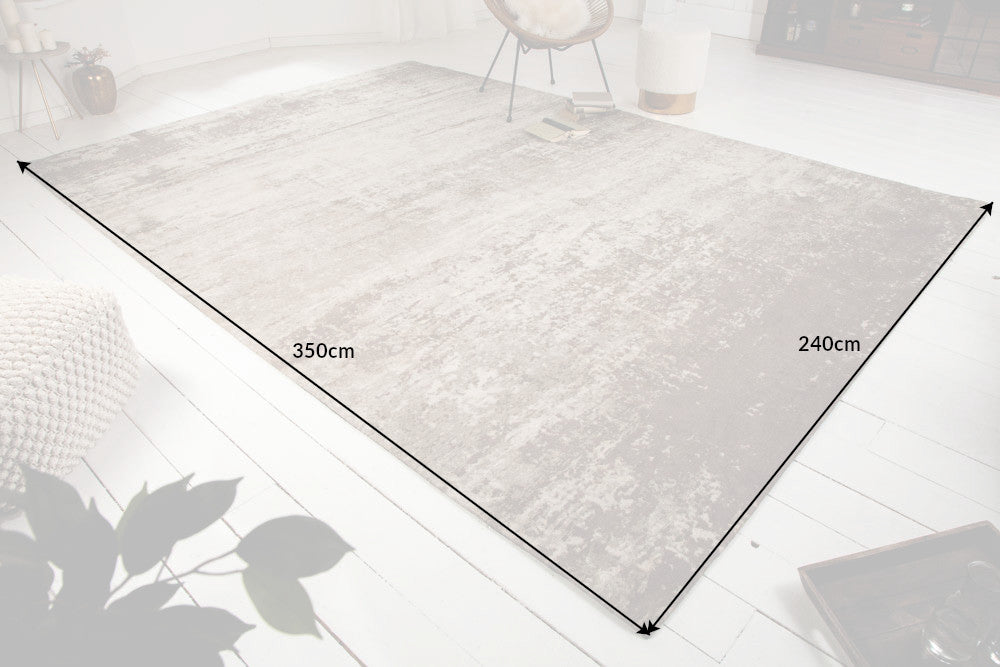 Teppich Contemporary Art 350x240cm beige grau
