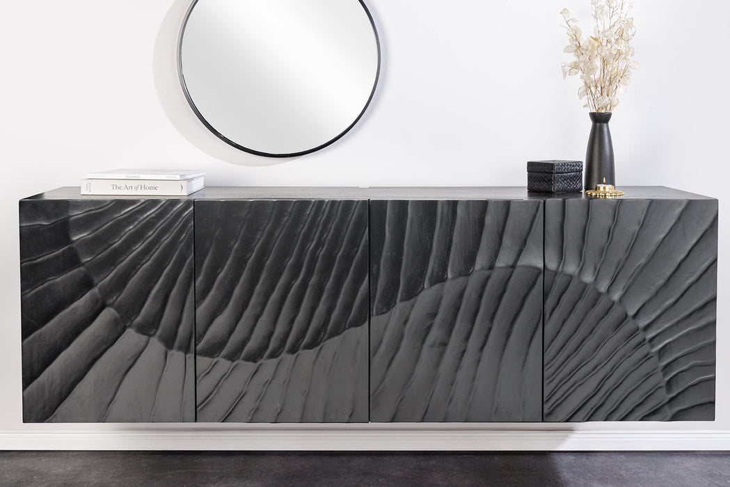 Sideboard Val Ferret 180cm 3D hanging black mango wood