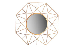 Wandspiegel DIAMOND L 80cm Eisen gold Art-Déco