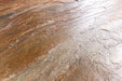 Esstisch Alpenschnee 240cm oval Naturstein-Optik rot und grün