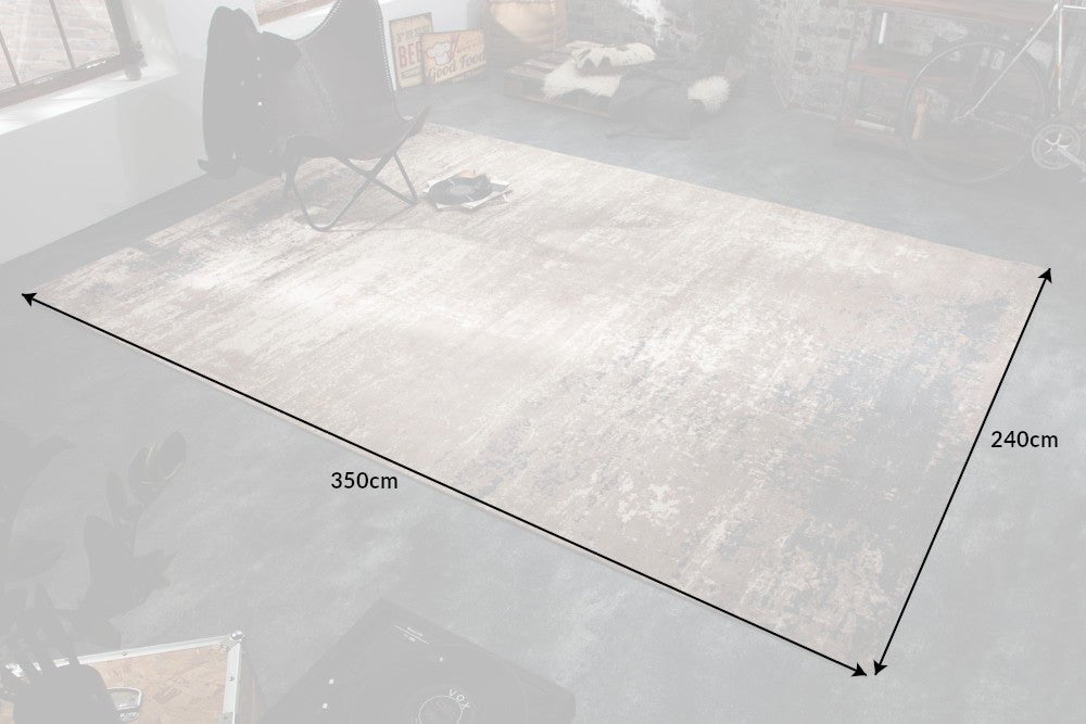 Teppich Contemporary Art 350x240cm grau beige