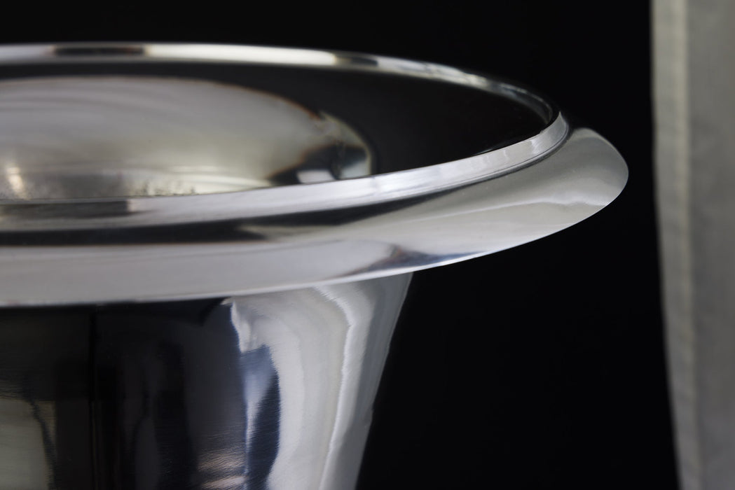 Vase Triumph 75cm silber aluminium