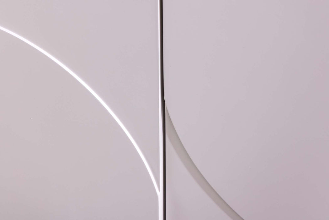 Sideboard Abstry 180cm 3D mit Keramikplatte aus weißem Marmor - Bild 6