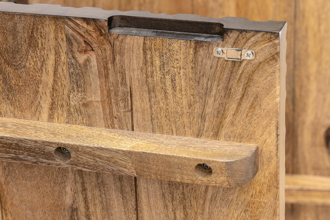 Sideboard Viper 160cm schwarzbraun Mangoholz