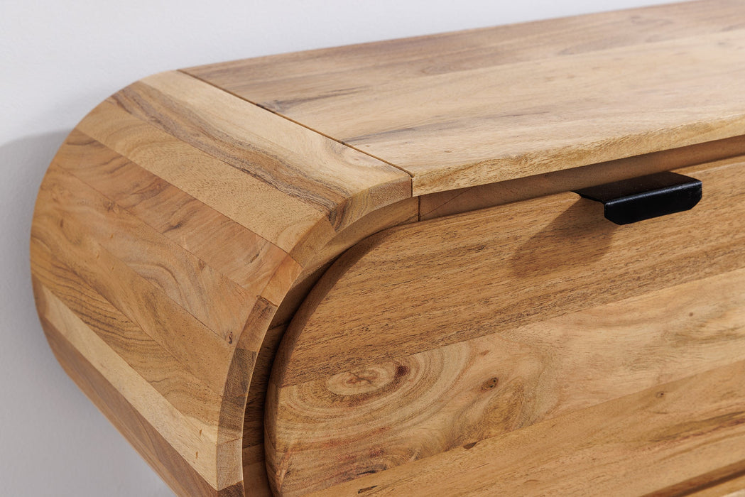 TV-Board Natural 160cm hängend Akazie Timber natur - Bild 5